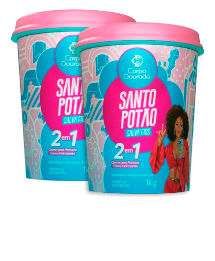 CR TRAT CORPO DOURADO SANTO POTAO 1KG