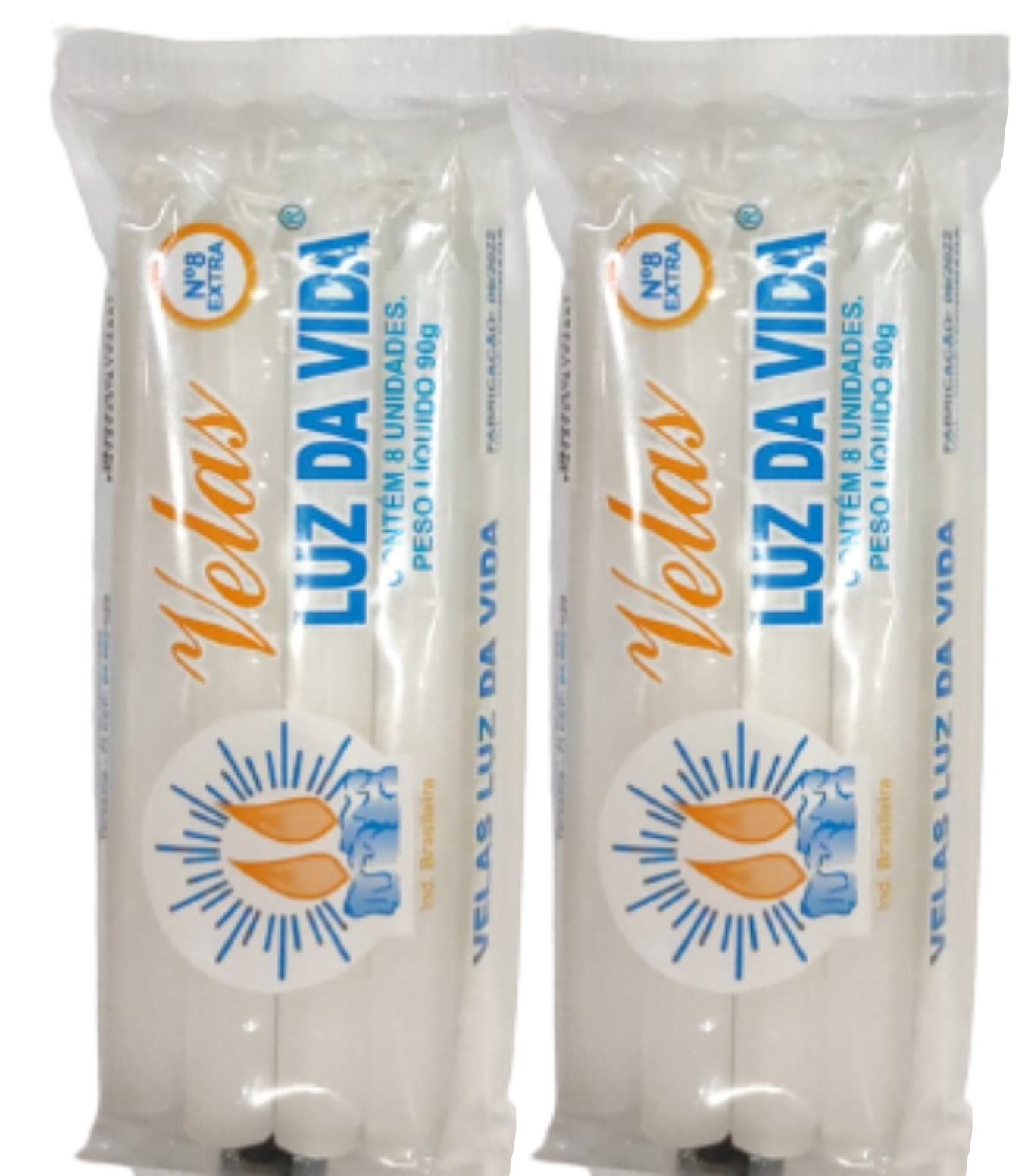 VELA LUZ DA VIDA N-8 EXTRA 90G
