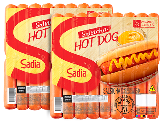 SALSICHA HOT DOG SADIA 3KG