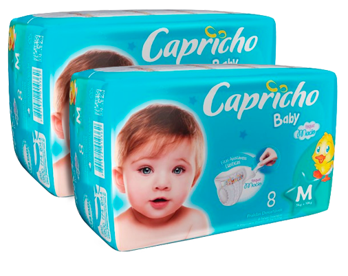 FRALDA DESC.CAPRICHO REG. M 8UN