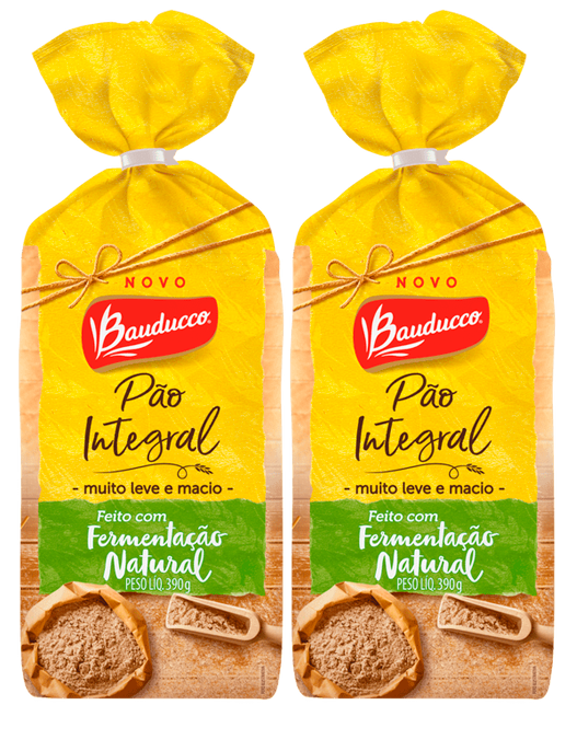 PAO BAUDUCCO INTEGRAL 390G