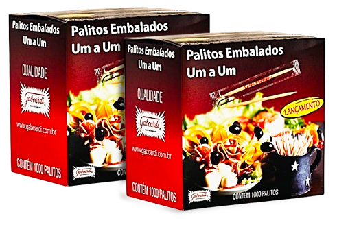 PALITO DENTAL GABOARDI EMBALADO C/1000