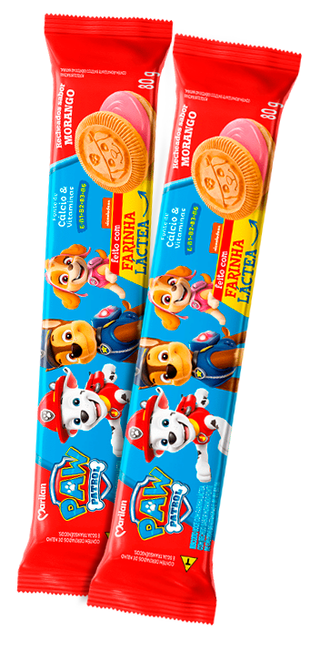 BISC RECH PATRULHA CANINA MORANGO 80G