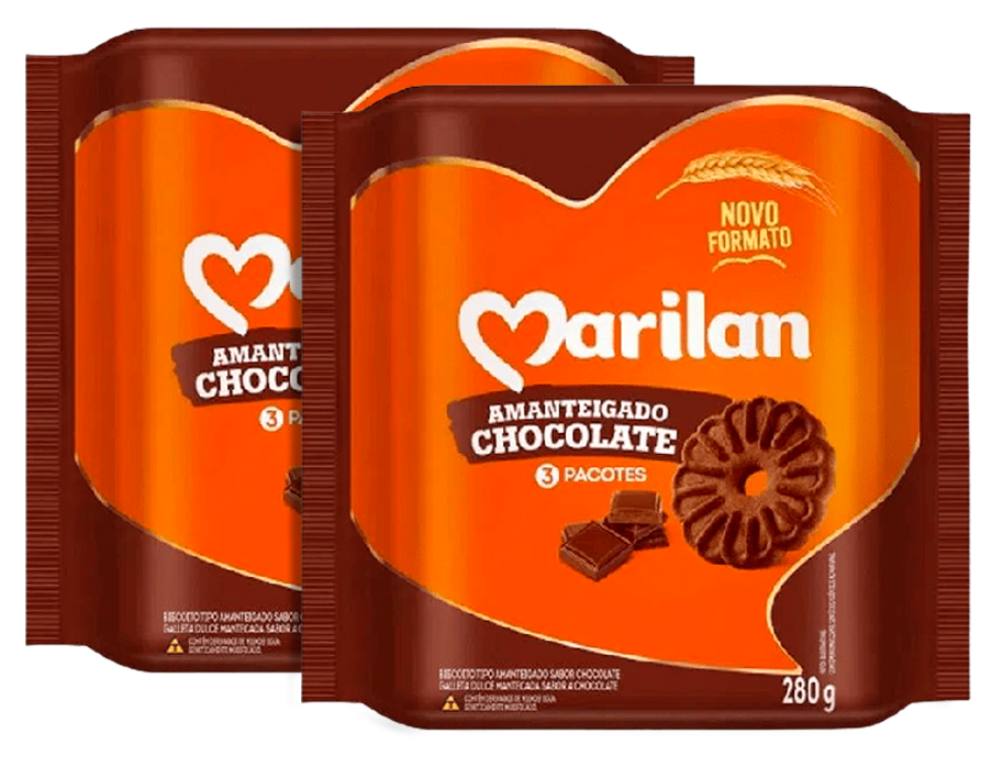 BISC MARILAN AMANTEIGADO CHOC 280G