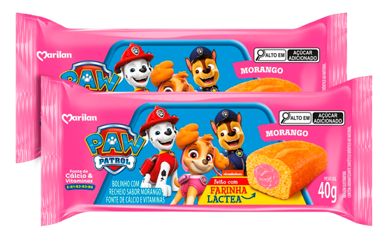 BOLINHO PATRULHA CANINA MORANGO 40G