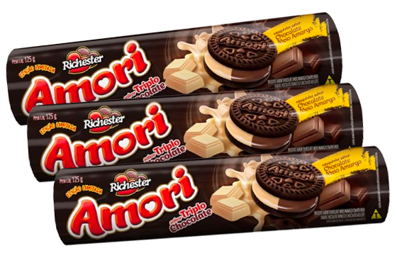 BISC RECH RICHESTER AMORI 125G TRIP/CHOC