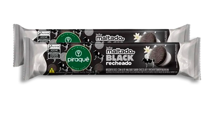 BISC RECH PIRAQUE MALTADO BLACK 85G