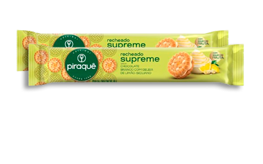 BISC RECH PIRAQUE SUPREME BRAN/LIMAO 80G