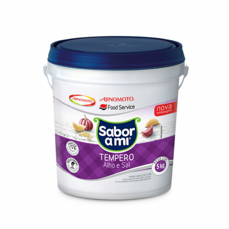 TEMP.COMPLETO SABOR A MI ALHO/SAL 5KG