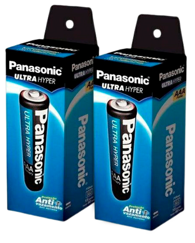 PILHA PANASONIC PALITO AAA C/40