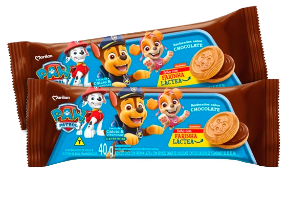 BISC RECH PATRULHA CANINA CHOC 40G