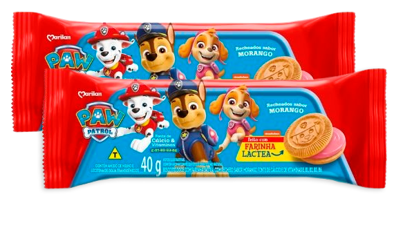 BISC RECH PATRULHA CANINA MORANGO 40G