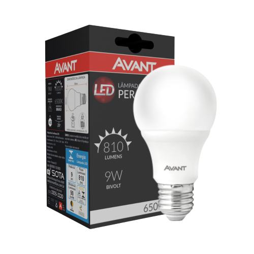 LAMPADA LED PERA AVANT 9W