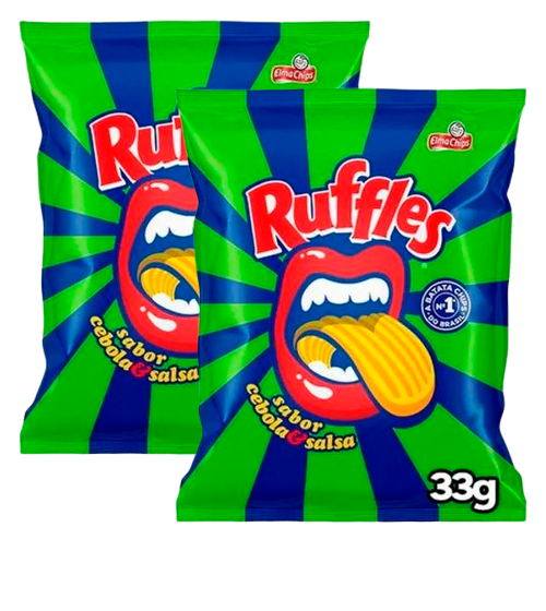 BATATA RUFFLES CEBOLA E SALSA 33G