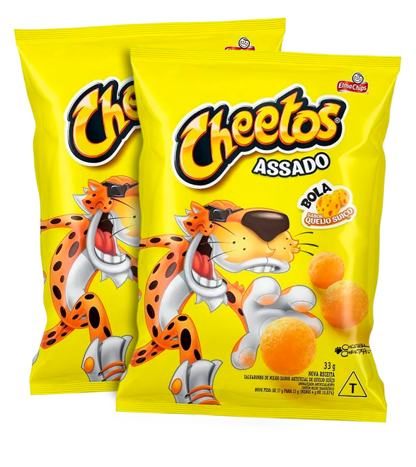 SALG.CHEETOS BOLA QUEIJO SUICO 33G