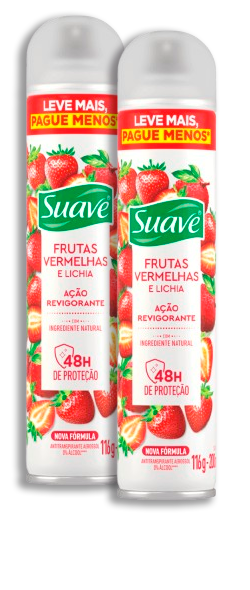 DES.SUAVE AERO FRUTAS VERMELHAS 200ML