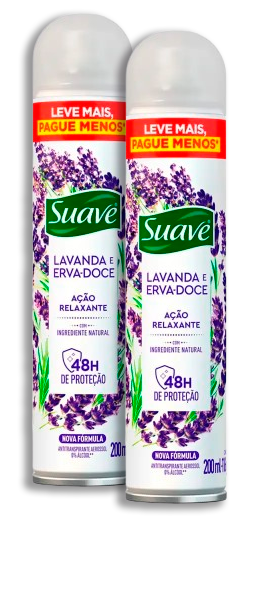 DES.SUAVE AERO LAVANDA E ERVA DOCE 200ML