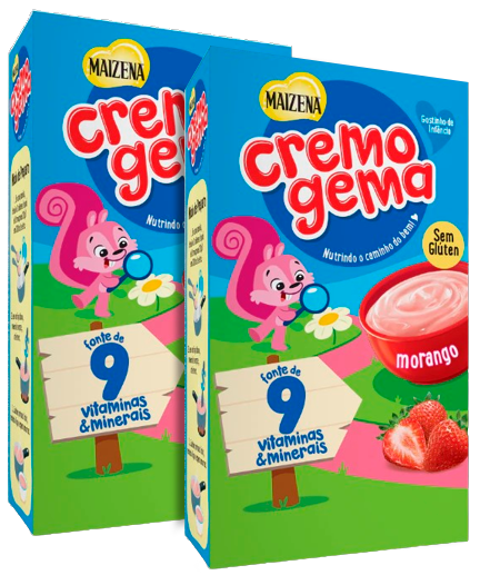 CREMOGEMA SABORES MORANGO 180G