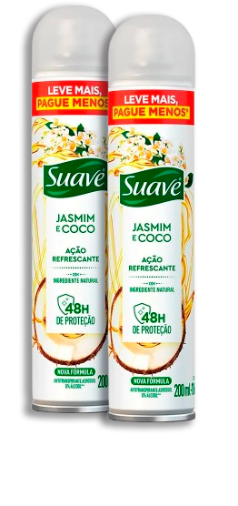 DES.SUAVE AERO JASMIM E COCO 200ML