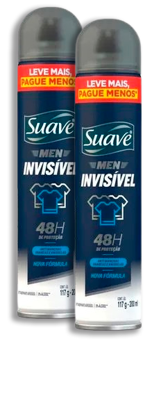 DES.SUAVE AERO INVISIBLE MEN 200ML