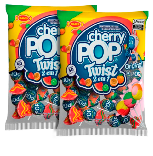 PIRULITO CHERRY POP TWIST C/50