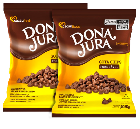 CHOC GOTAS D.JURA CHIPS AO LEITE 1,00KG