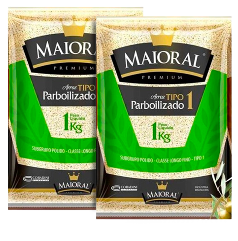 ARROZ MAIORAL PARBOILIZADO 1KG