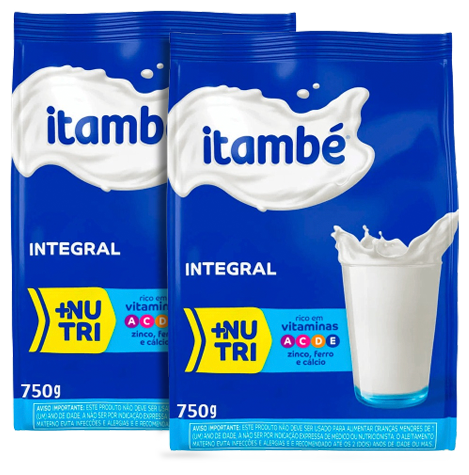 LEITE EM PO ITAMBE INTEGRAL SCH 750G
