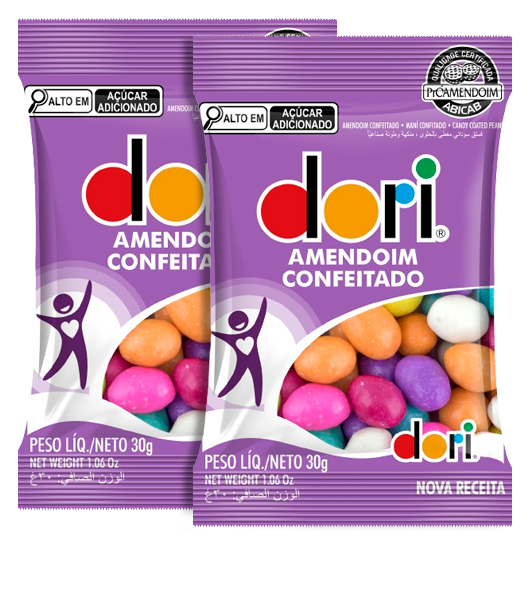 AMENDOIM DORI CONFEITADO 30G