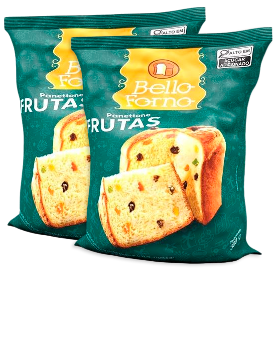 PANETTONE BELLO FORN C/FRUTAS 300G