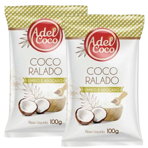 COCO RALADO ADELCOCO ADOCADO 100G