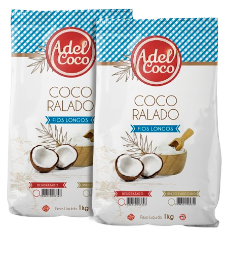 COCO RALADO ADELCOCO EM FLOCOS DESID 1KG