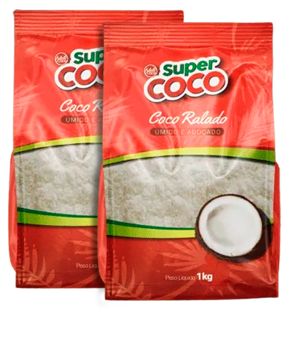 COCO RALADO SUPERCOCO UMIDO/ADOCADO 1KG