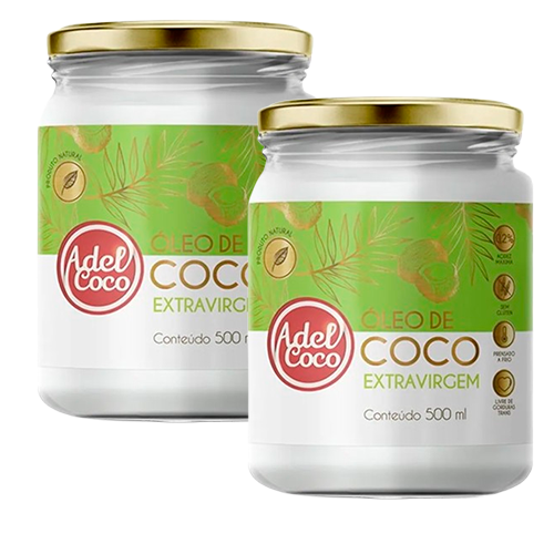 OLEO DE COCO EXTRA VIRGEM ADELCOCO 500ML