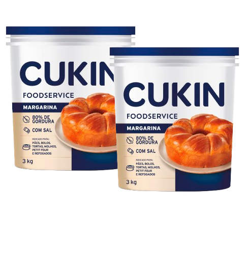 MARG.CUKIN 80% GORDURA BD C/SAL 3KG