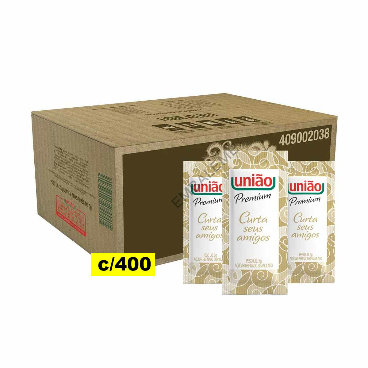 ACUCAR SCH UNIAO PREMIUM 400X5G