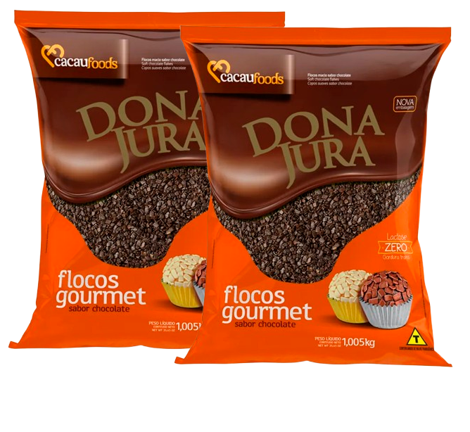 FLOCOS MACIO DONA JURA CHOCOLATE 1KG