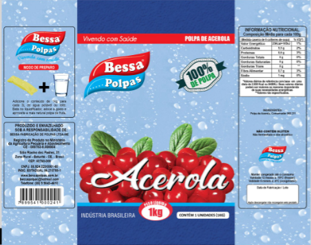 POLPA BESSA ACEROLA 1KG