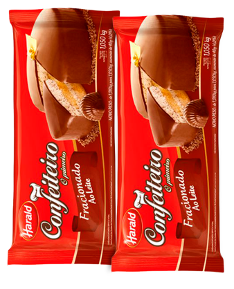 CHOC BARRA CONF.HARALD AO LEITE 1KG