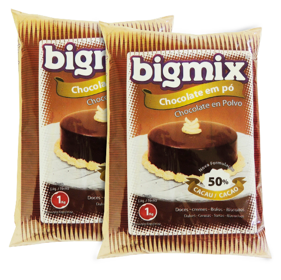 CHOC EM PO 50% BIGMIX 1KG