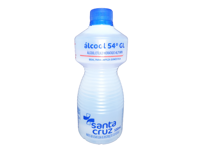 ALCOOL LIQ.SANTA CRUZ 46/54% 500ML