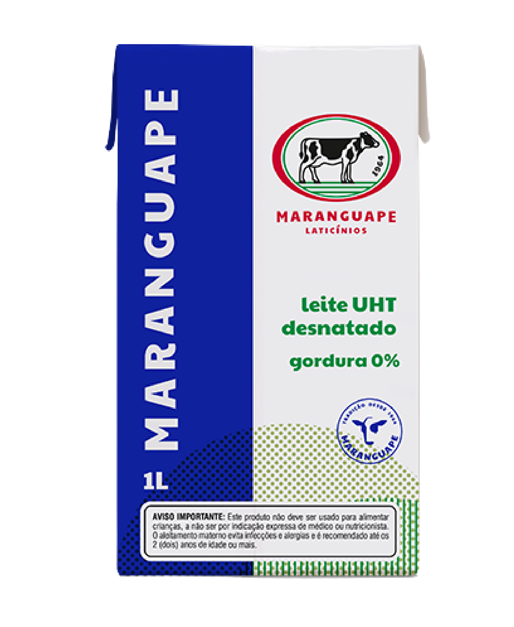 LEITE LIQ UHT MARANGUAPE DESNATADO 1L
