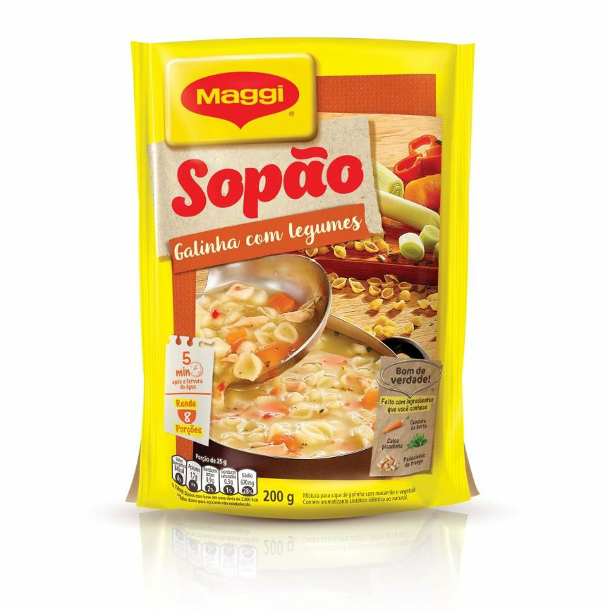 SOPAO MAGGI GALINHA C/LEGUMES 200G