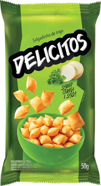 SALG.DELICITOS CEBOLA E SALSA 50G