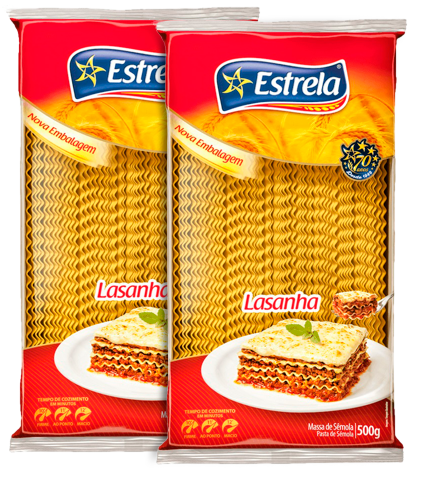 MAC LASANHA ESTRELA SEMOLA 500G