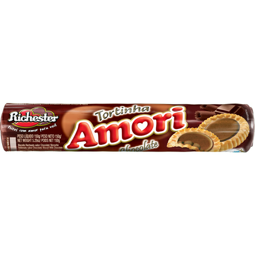 BISC AMORI TORTINHAS CHOC 140G