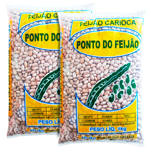 FEIJAO CARIOCA PONTO DO FEIJAO 1KG