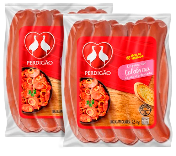 LING CALABRESA PERDIGAO 2,5KG