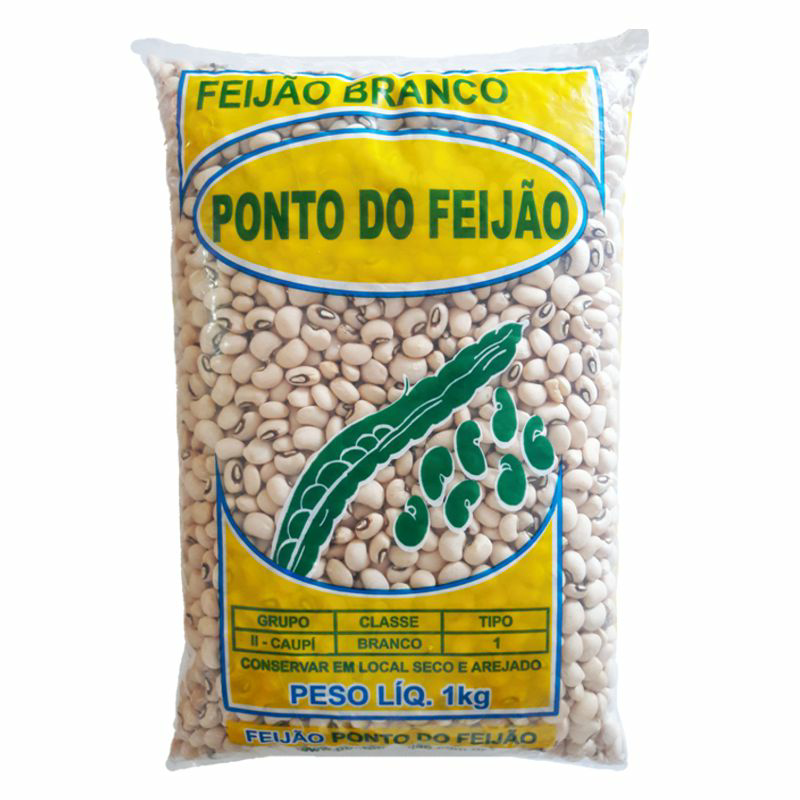 FEIJAO BRANCO GRAUDO PONTO DO FEIJAO 1KG