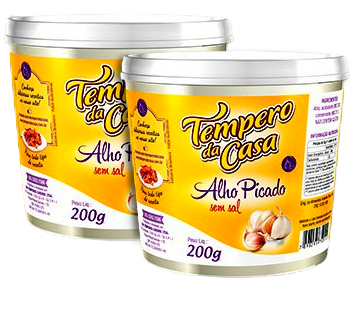 ALHO PICADO TEMP.CASA S/SAL 200G
